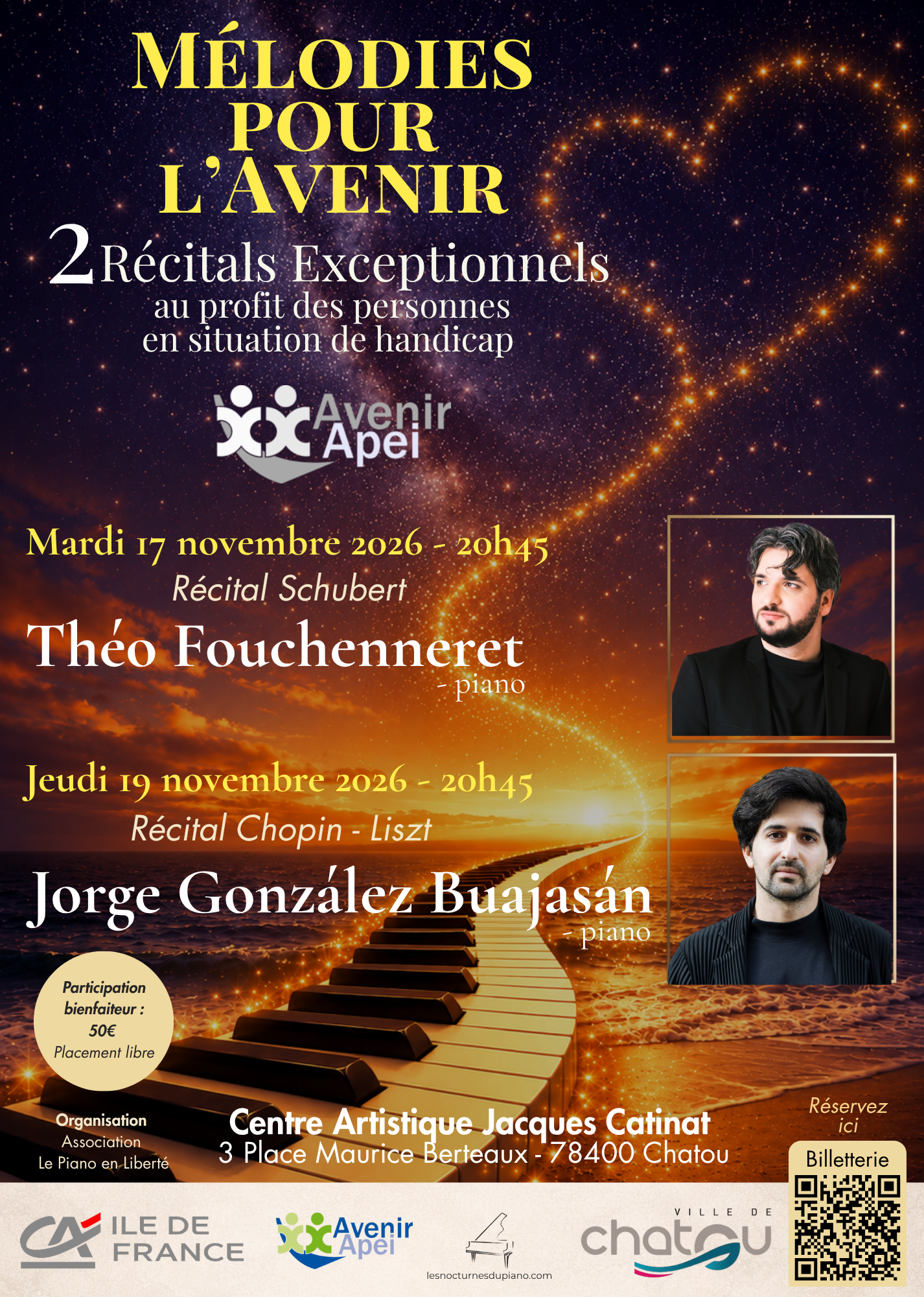 Affiche Mélodies pour l'Avenir